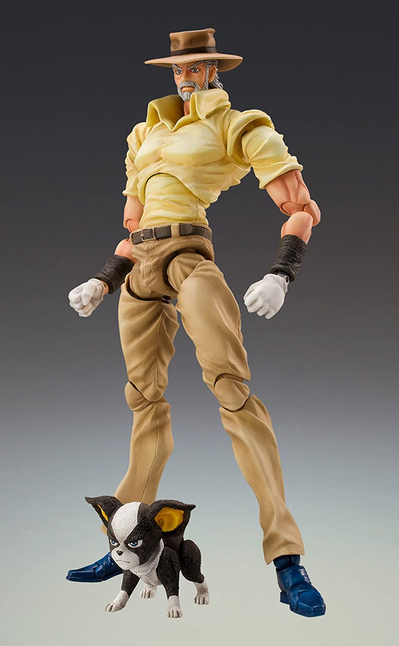 JoJo's Bizarre Adventure Super Action Statue Joseph Joestar & Iggy
