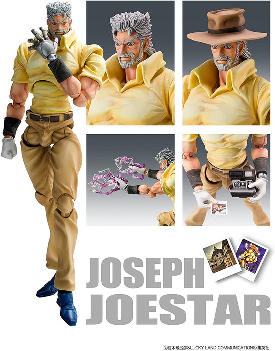Super Azione Statua di Jojo's Bizarre Adventure Joseph Joestar &amp; Iggy