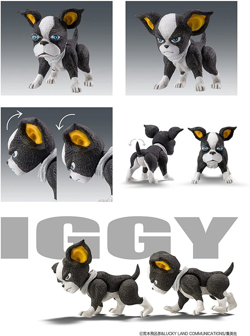 JoJo's Bizarre Adventure Super Action Statue Joseph Joestar & Iggy
