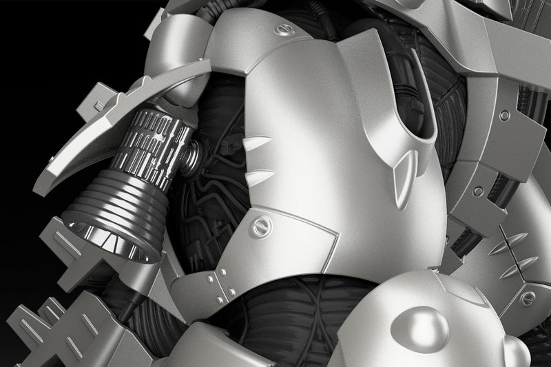 MechaGodzilla (MFS-3 Type-3 Kiryu version) Aoshima Character Kit Selection (GO-01) Godzilla × MechaGodzilla (2002) - Aoshima