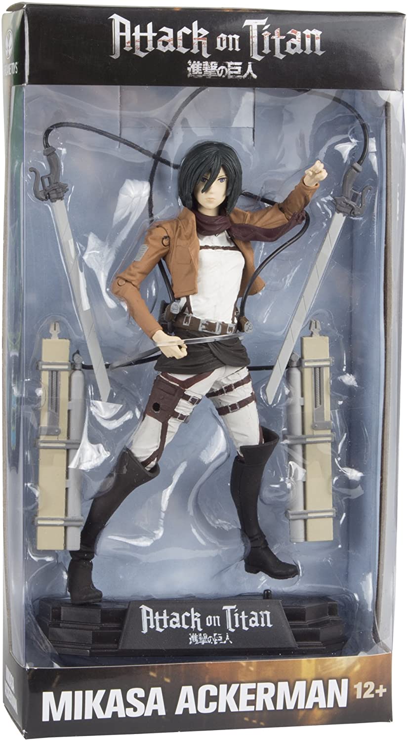 Mikasa Ackerman Color Tops: Green Wave (#18) Shingeki no Kyojin