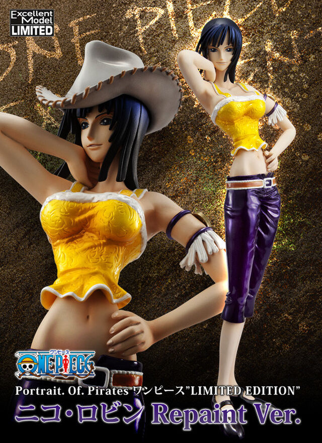 Nico Robin 1/8 de Una Pieza Repintar ver. Retrato de Piratas EDICIÓN LIMITADA de MegaHouse