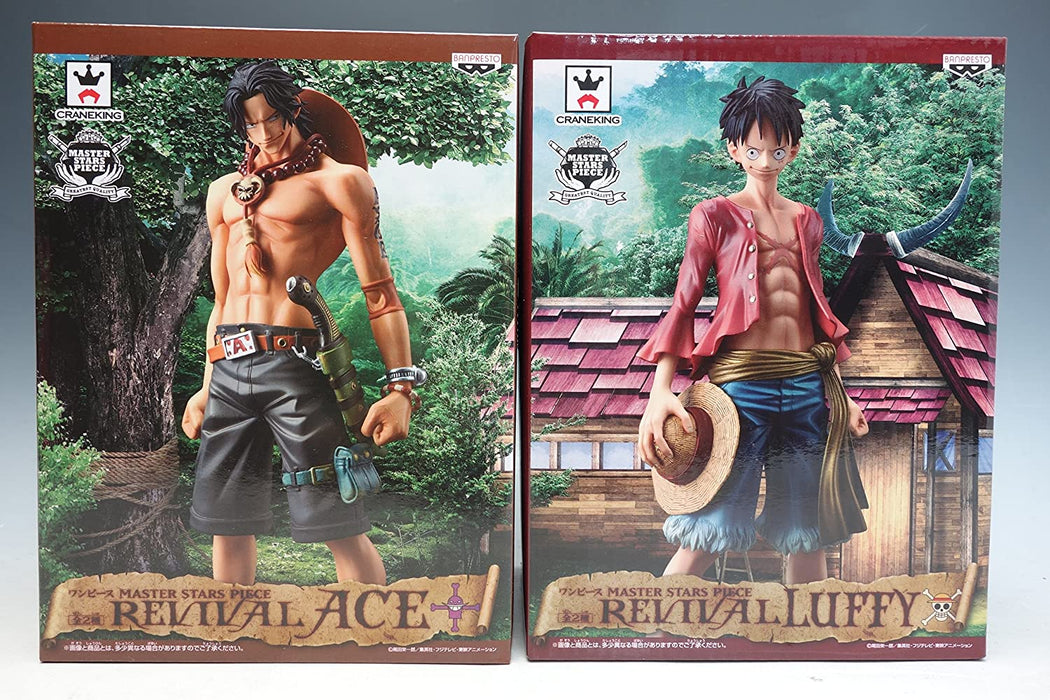 Ace & Luffy set One Piece MASTER STARS PIECE REVIVAL