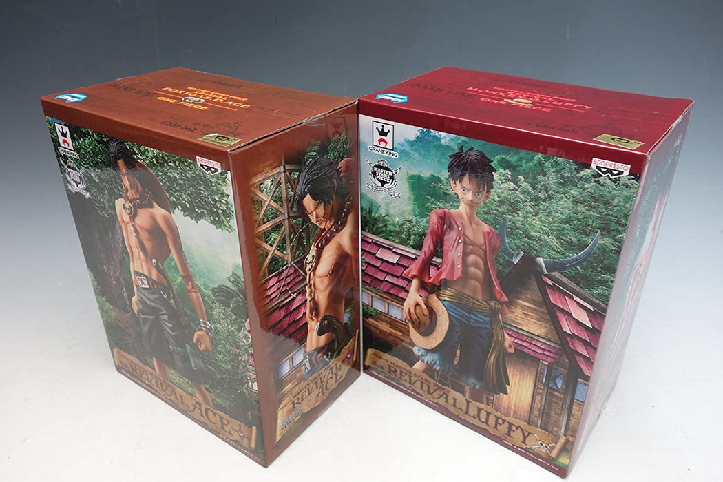"One Piece" MASTER STARS PIECE REVIVAL Ace & Luffy set