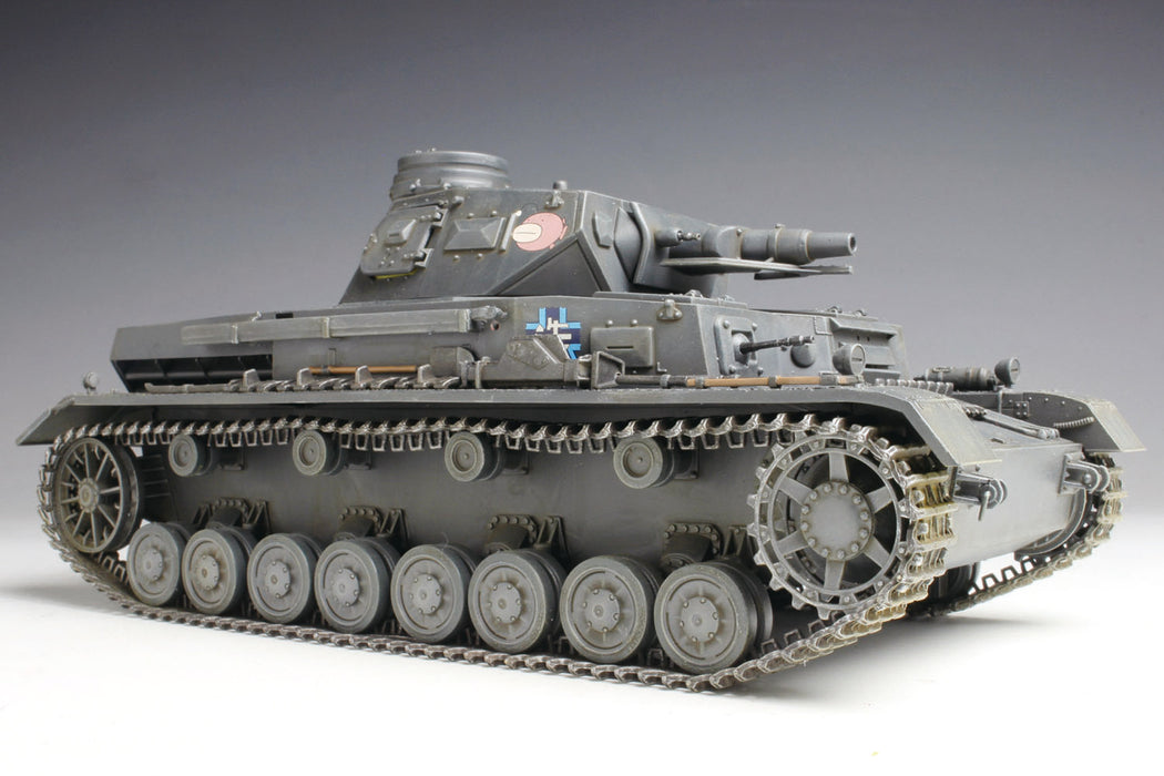 PzKpfw.IV Ausf.D (Team Ankou w/Deformed Team Ankou (Panzer Jacket Ver.) version) - 1/35 scale - Girls und Panzer - Platz