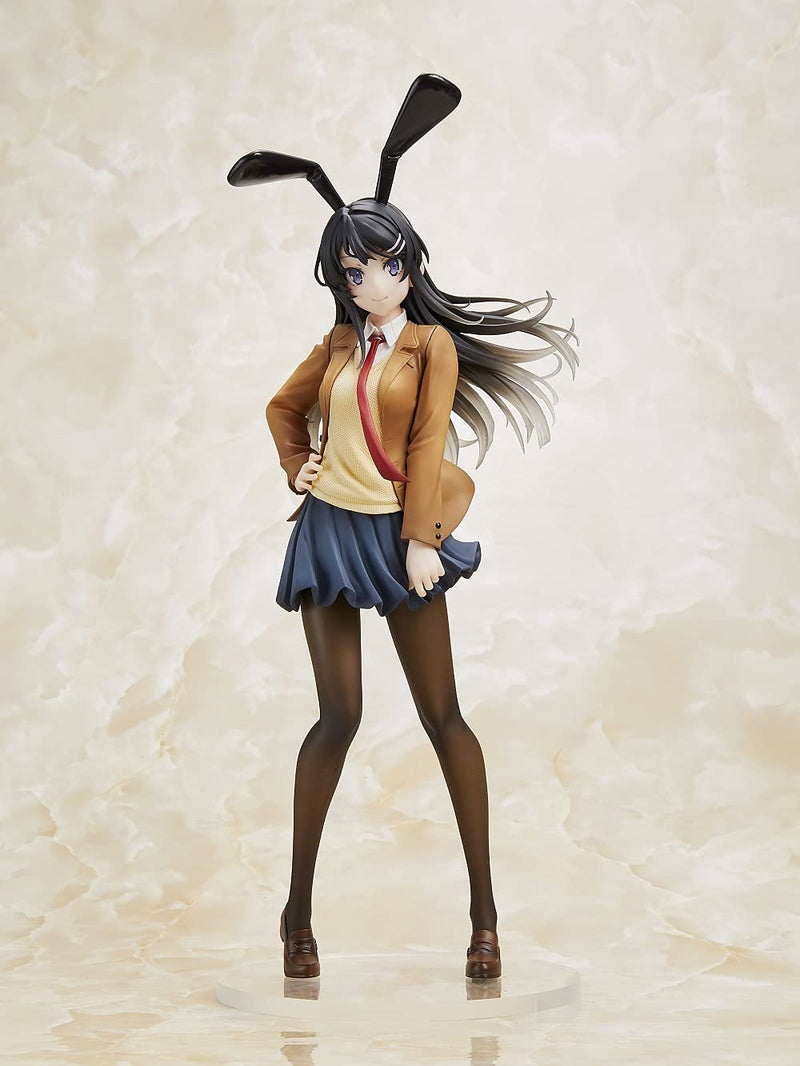 "Rascal Does Not Dream of Bunny Girl Senpai" Coreful Figure Sakurajima Mai Uniform Bunny Ver.