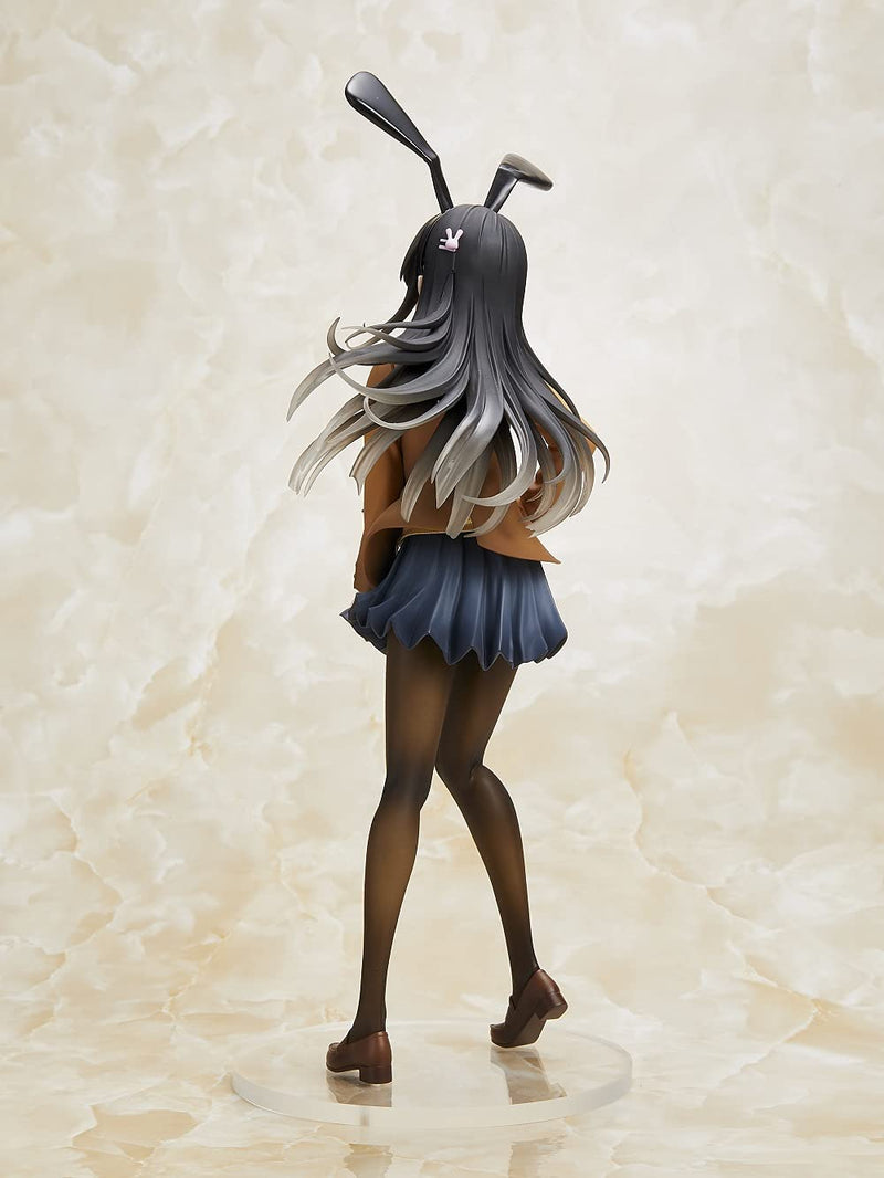 "Rascal Does Not Dream of Bunny Girl Senpai" Coreful Figure Sakurajima Mai Uniform Bunny Ver.