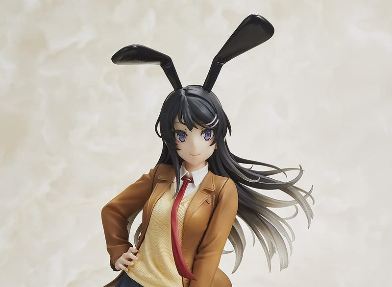 "Rascal Does Not Dream of Bunny Girl Senpai" Coreful Figure Sakurajima Mai Uniform Bunny Ver.