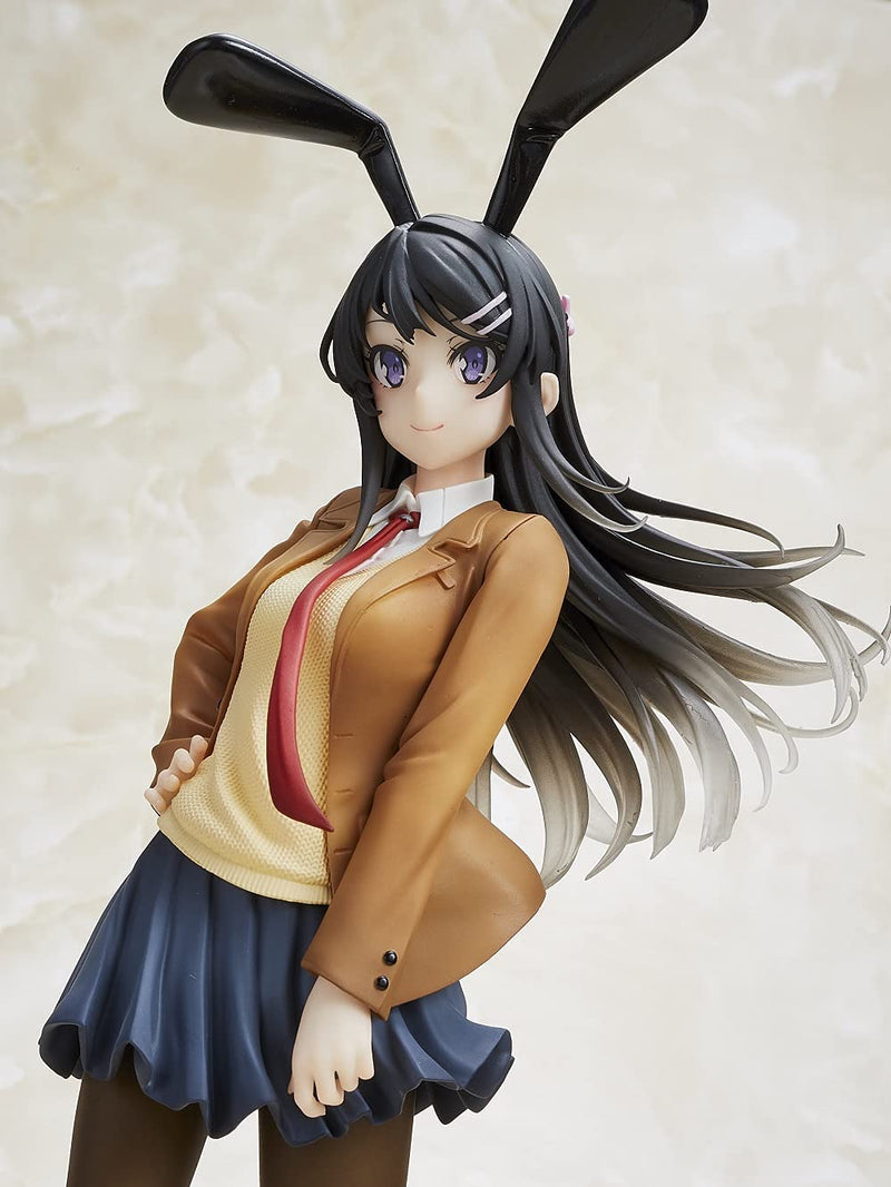 "Rascal Does Not Dream of Bunny Girl Senpai" Coreful Figure Sakurajima Mai Uniform Bunny Ver.