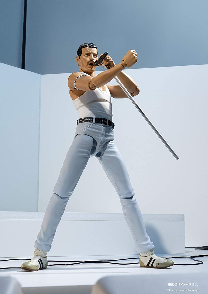Freddie Mercury (Live Aid Ver.) S.H.FIGUARTS Queen - Bandai-Spirituosen