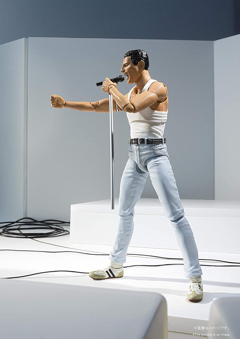 Freddie Mercury (Live Aid Ver.) S.H.FIGUARTS Queen - Bandai-Spirituosen