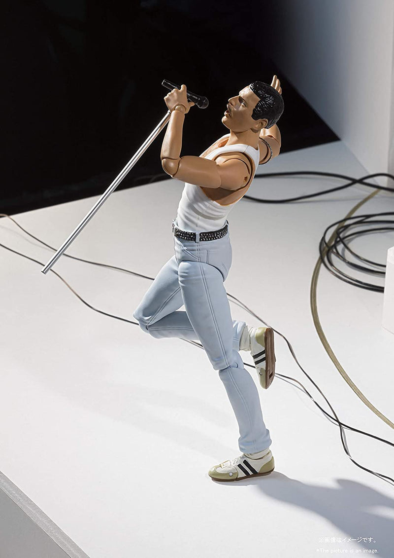 Freddie Mercury (Live Aid Ver.) S.H.FIGUARTS Queen - Bandai-Spirituosen