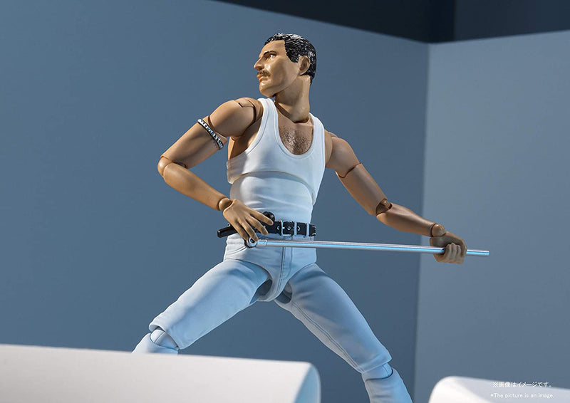 Freddie Mercury (Live Aid Ver.) S.H.FIGUARTS Queen - Bandai-Spirituosen
