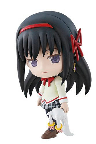 Akemi Homura |&amp;| Kyuubey (Uniforme Escolar de ver. versión) Kyun-Chara Gekijouban Mahou Shoujo Madoka