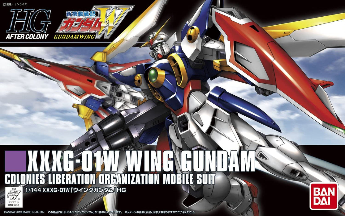 XXXG-01W Wing Gundam - 1/132 scale - HGACHGUC (#162) Shin Kidou Senki Gundam Wing - Bandai