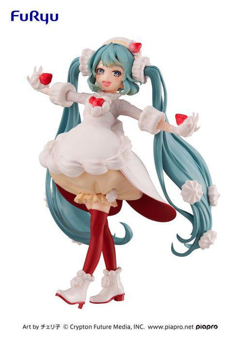 "Vocaloid Hatsune miku" Sweetsweets Series Figure Spectacle de fraise