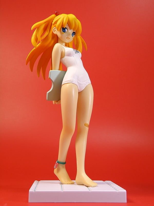 "Neon Genesis EVANGELION" EX Figure Souryu Asuka Langley School Swimsuit ver.