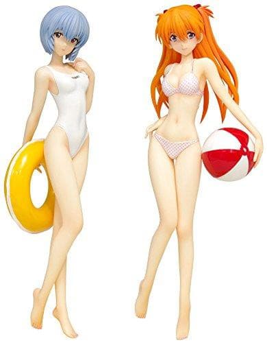 PLAYAS REINAS Neon Genesis Evangelion Ayanami Rei y Asuka Langley