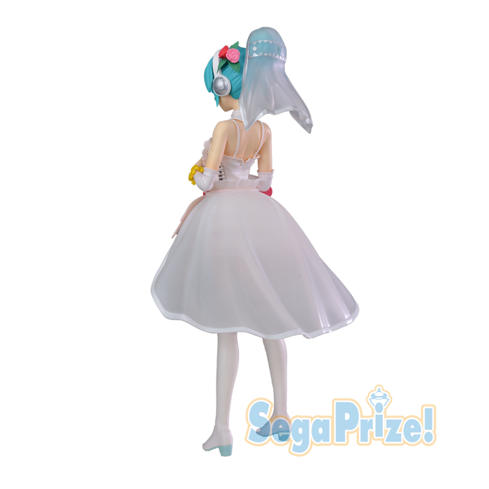 Hatsune Miku -Project DIVA Arcade Future Tone - Figura SPM - Vestido Blanco (SEGA)