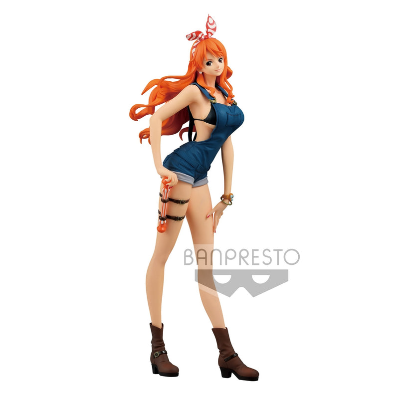 Ein Stück Stampede - Nami - Glitter &amp; Glamours - Blau (Bandai Geister / Banpresto)