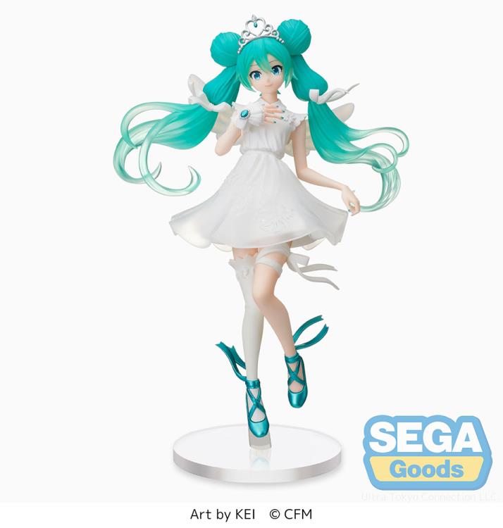 "Vocaloid Hatsune Miku" SPM Figure Hatsune Miku 15th Anniversary KEI Ver.