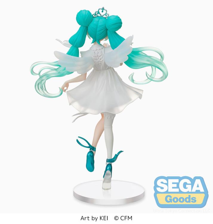 "Vocaloid Hatsune Miku" SPM Figure Hatsune Miku 15th Anniversary KEI Ver.