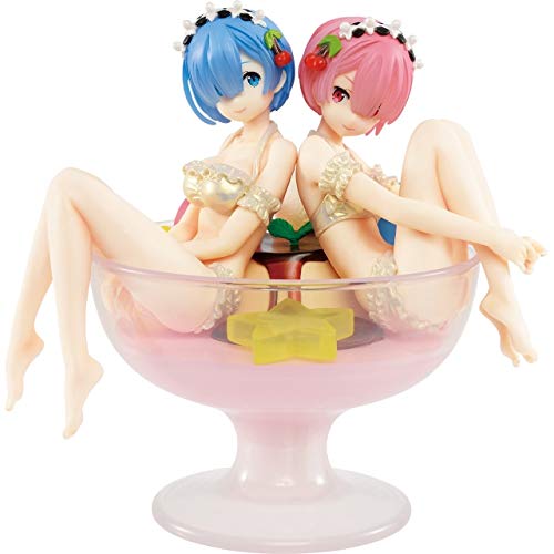 Ichiban Kuji "Re:ZERO -Starting Life in Another World" Sweet spring has come! ~Which one do you eat from?~ A prize Ram & Rem Pudding à la Mode ver.