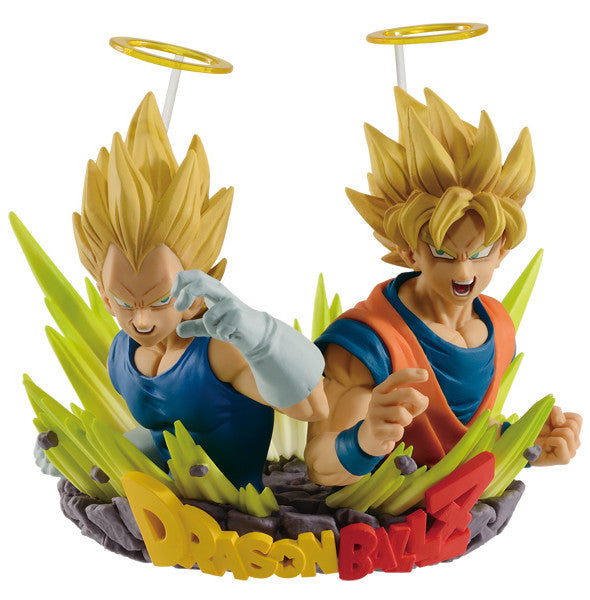 "Dragon Ball Z: Fukkatsu no Fusion!! Com:Figuration Gogeta (Vol.2) Gokuu to Vegeta" Son Goku SSJ & Vegeta SSJ