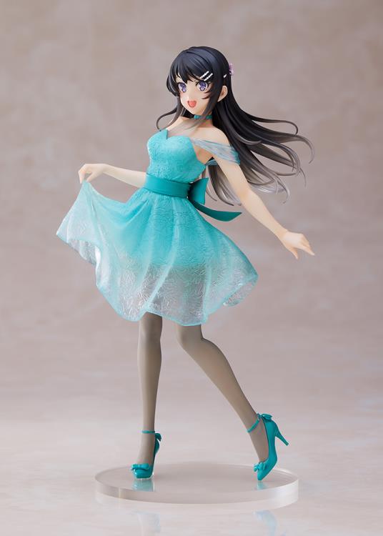 "Rascal no sueña con Bunny Girl Senpai" Cajéful Figura Sakurajima Mai Clear Dress Ver.