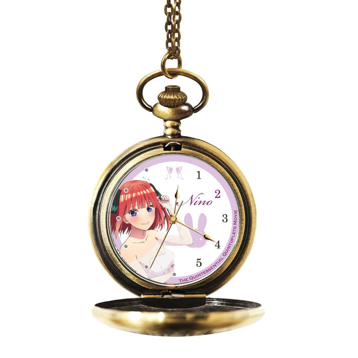 Anime "The Quintessential Quintuplets" Official Antique Pocket Watch｜Nino Nakano