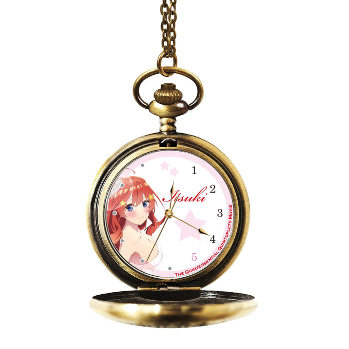 Anime "The Quintessential Quintuplets" Official Antique Pocket Watch | Itsuki Nakano