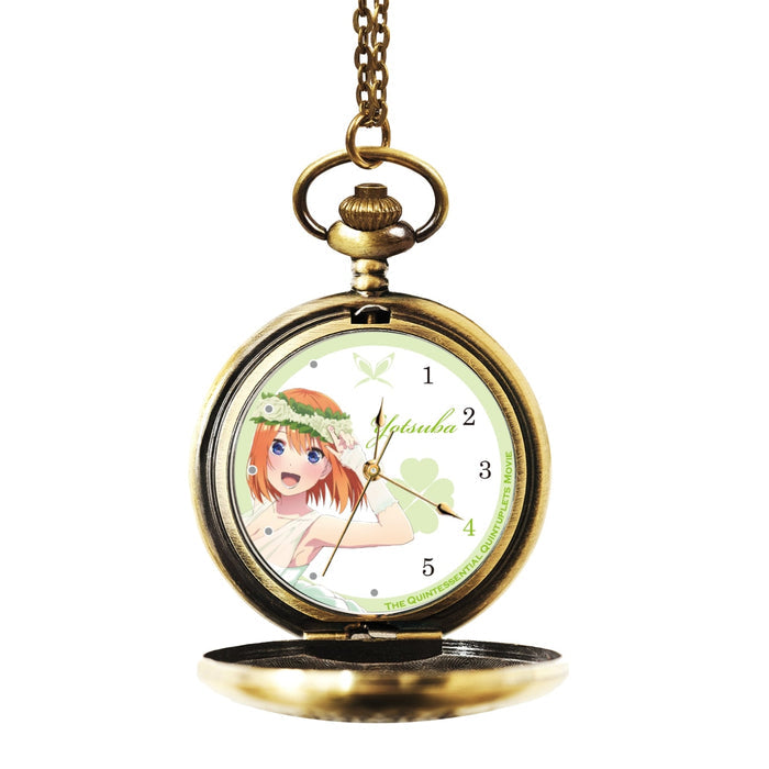 Anime "The Quintessential Quintuplets" Official Antique Pocket Watch | Yotsuba Nakano