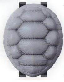 "Dragon Ball" Kame Sennin Turtle Shell for Figure (Grey)