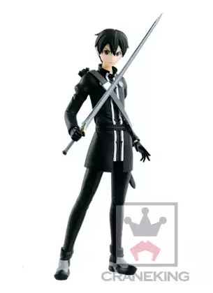 Kirito DXF Figura Gekijouban Espada de Arte en Línea : -Escala Ordinal - Negro Espadachín ver. Banpresto