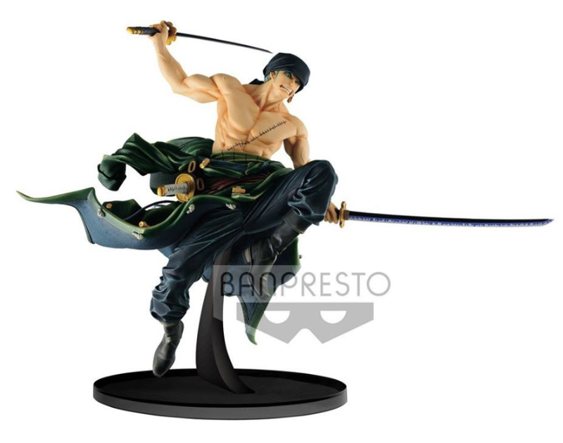 Roronoa Zoro SCultures Zoukeiou Choujoukessen Mundo (Vol.1) Una Sola Pieza - Banpresto