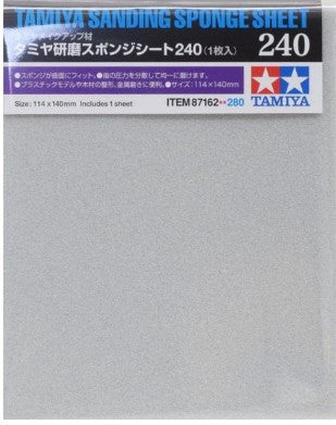 Foglio di spugna di levigatura Tamiya (1 foglio)